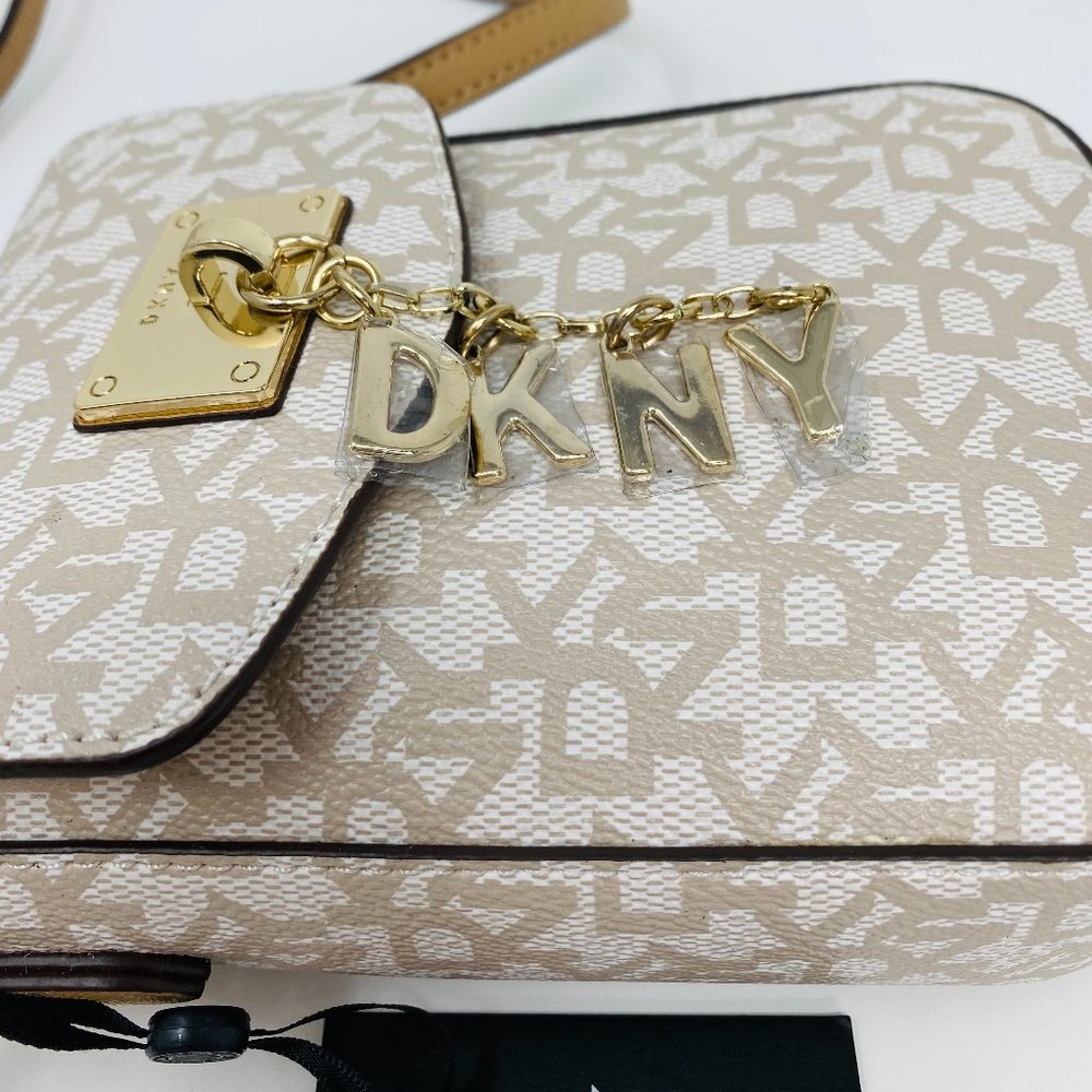 DKNY Phone Crossbody with All Over Logos - Picture 2 of 11
